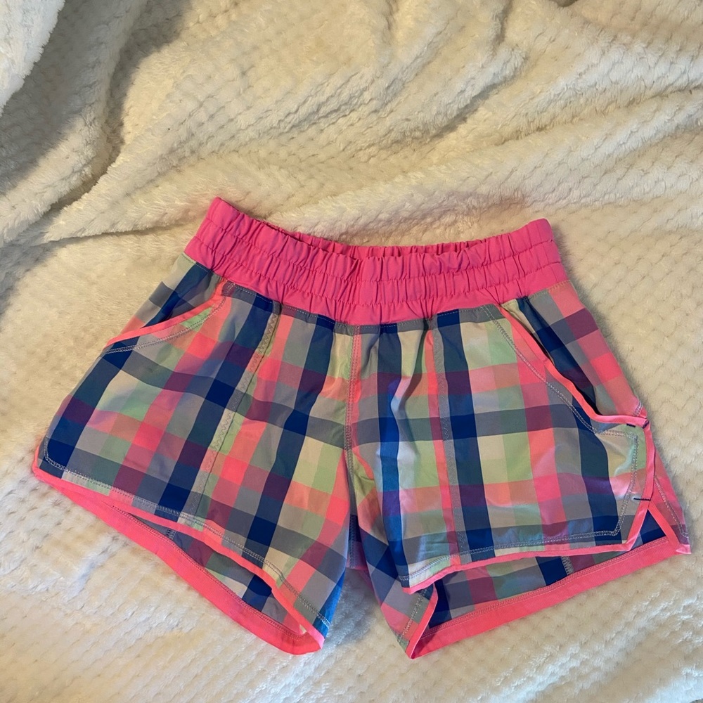 Plaid Lululemon Shorts